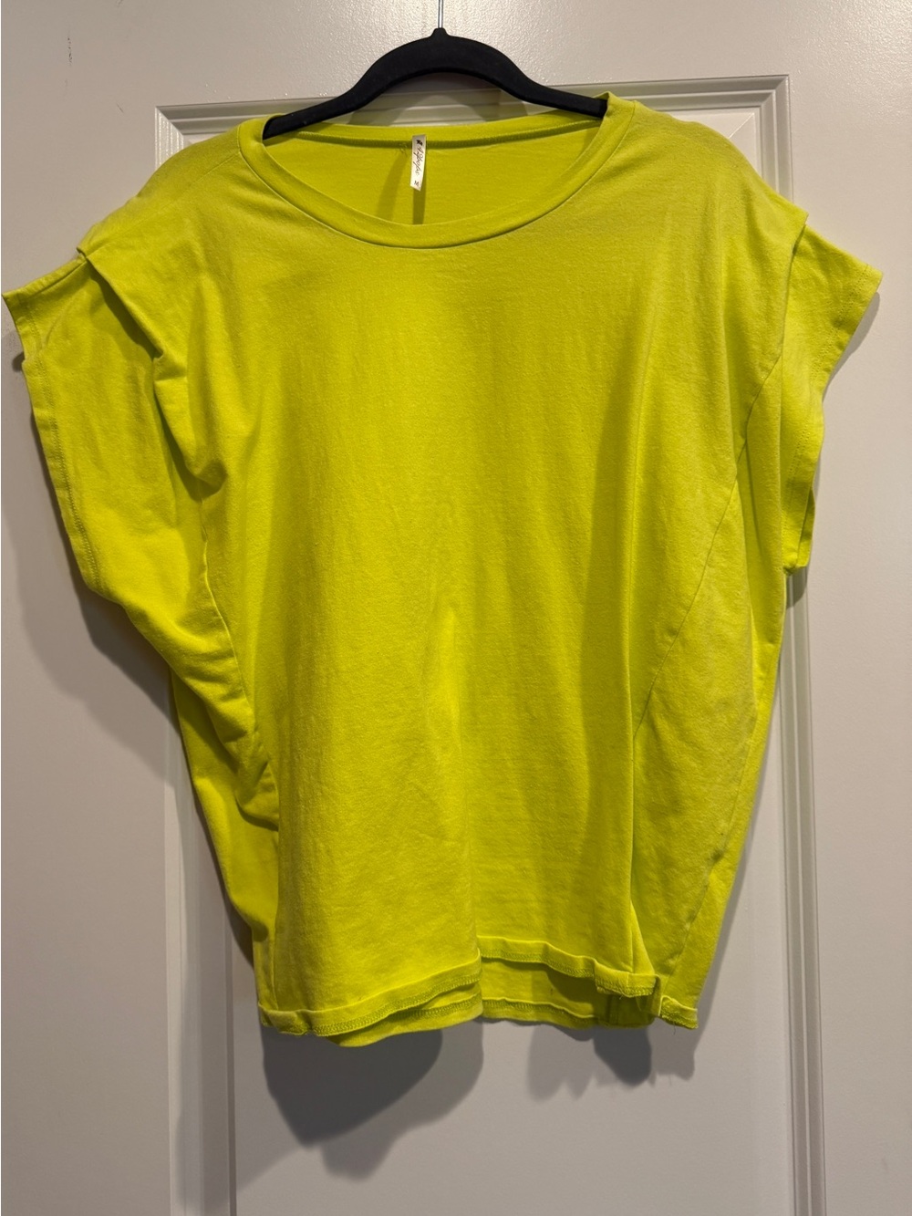Women's Relaxed Crewneck Tee in Lemon Yellow
